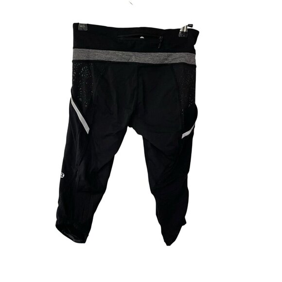 Lululemon Run A Marathon Crop Leggings Capri Side Pockets Size 4 Active Athletic - Picture 5 of 12